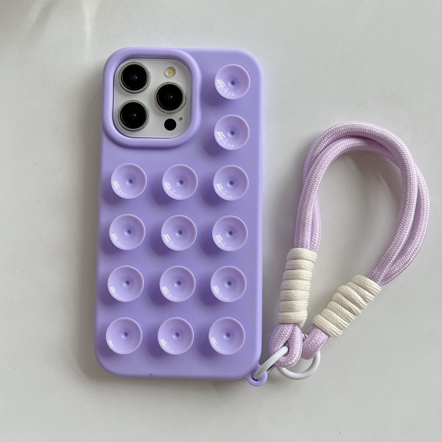 Phone Case Simple Suction Cup Lanyard Protective Cover