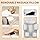 FIRRLUCO Full Body Massage Mat with Heat, Back Massager Pad with Detachable Shiatsu Neck Massager, 3D Body Stretching & Lumbar Traction, 4 Vibrating Motors, 2 Heat Levels,Gifts for Men Women