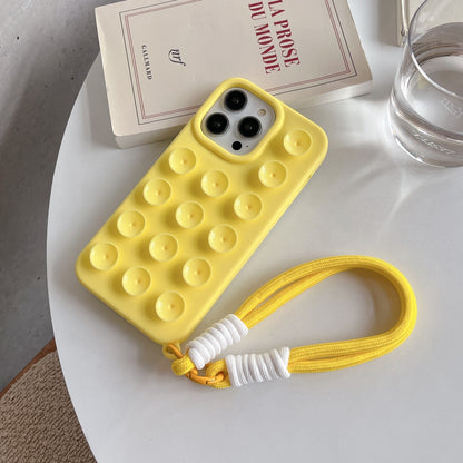 Phone Case Simple Suction Cup Lanyard Protective Cover