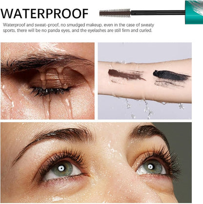 Mascara black eyeLash for Liquid Extensions Long-Lasting Keep Your Lashes Thick And Waterproof Smudge-Proof Hypoallergenic 10.7g/0.38 OZ (Black)