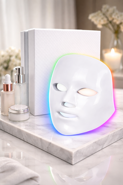 7-color Light Mask Beauty Facial Mask Dermatologists have used LED treatment for years to heal skin without damage. Now you can do it at home.